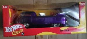 Hot Wheels Classics VW Truck Van 1:18 Scale Die-Cast 2005 RARE NIB - Picture 1 of 6