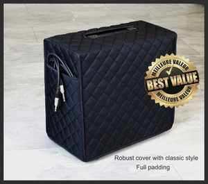 FENDER Deluxe Reverb II combo amp cover Black classic full padded - Bild 1 von 2