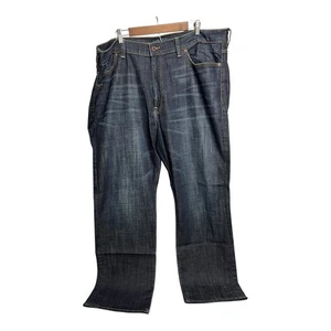 Lucky Brand Dark blue 46x34 Mens 181 Relaxed Straight Denim Jeans Casual - Picture 1 of 10
