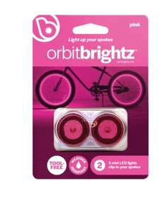 Brightz Orbit Burning Man LED-Speichenlichter für Fahrräder - Mini-Licht U... schneller Versand - Bild 1 von 7