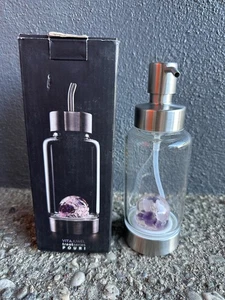 Vita Juwel Quarz Kristallglas Pumpflasche für Seifenshampoo, Lotion ect. 250ml - Bild 1 von 3