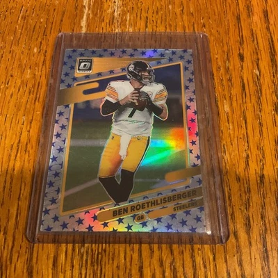 Panini Donruss Optic #148 2021 Ben Roethlisberger Stars Holo Prizm SSP Foto 1 de 4