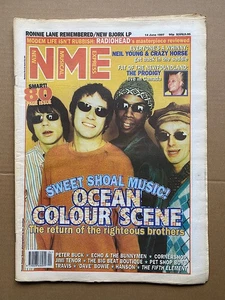 OCEAN COLOUR SCENE NME MAGAZINE JUNE 14 1997 - OCEAN COLOUR SCENE COVER + FEATUR - Picture 1 of 2
