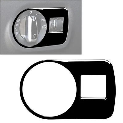 Headlight Switch Button Panel Cover Trim For Audi TT TTS TTRS 08-14 Piano Black - Image 1 of 4