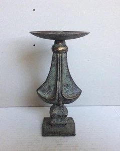 Vintage Kerzenständer aus Nachlass Fundstück schwerer Metall - Bild 1 von 9