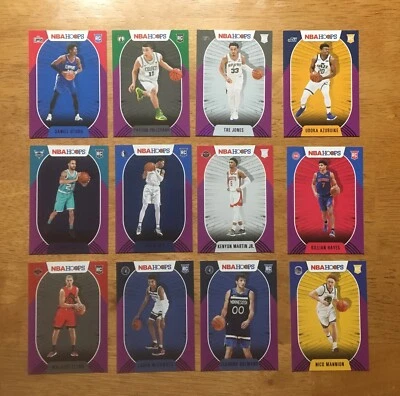 SALE Buy One Get One Free-2020-21 Panini NBA Hoops PURPLE Parallels-Stars RC's  - Image 1 of 4