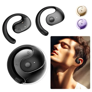 Bluetooth 5.4 Kopfhörer Open-Ear Headset kabellos Sport mit Ohrbügel OWS Schwarz - Bild 1 von 12