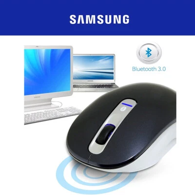 SAMSUNG Bluetooth3.0 Wireless Mouse SMB-1000BS Grip Optical OnOff Switch LED - Image 1 of 4