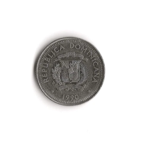 1990 Dominicana - 25 Centavos - 958 Cover