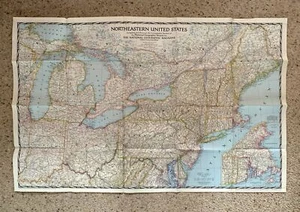 Vintage National Geographic Society Magazine Maps 1940s - 1960,s - Imagen 1 de 53