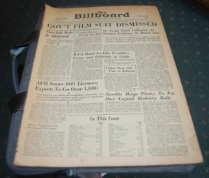 Feb 8 1936 issue of The Billboard Magazine amusement weekly  - Picture 1 of 1