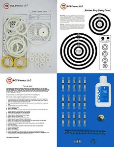 1973 Bally Circus Pinball Machine Tune-up Kit - Includes Rubber Rings - Picture 1 of 2