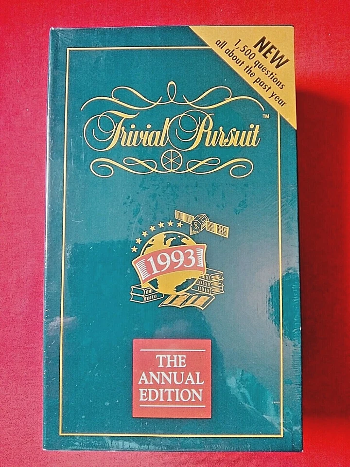 TRIVIAL PURSUIT - 1993 - THE ANNUAL EDITION - VINTAGE - NEW & SEALED - TRACKED - Image 1 of 3
