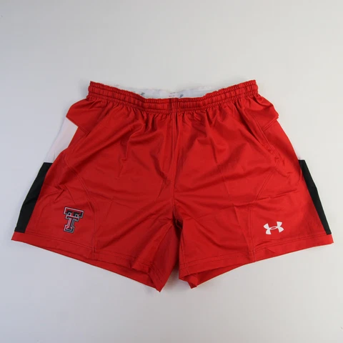 Texas Tech Red Raiders Under Armour Athletic Shorts Men's Red New Cover