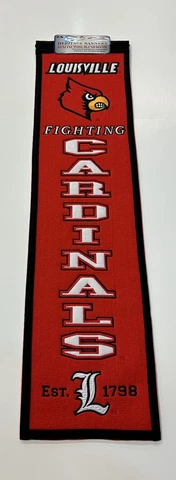 Louisville Cardinals NCAA Winning Streak Embroidered Heritage Banner! Cover