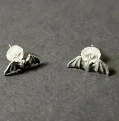 Orecchini BAT In Peltro (2) ALCHEMY Gotico - Immagine 1 di 2