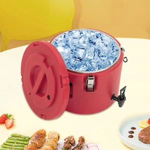 20L Stainless Steel Beverage Dispenser Camping Insulated Portable Sports Cooler - Picture 1 of 17