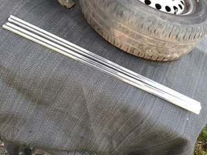 MINI EARLY MK3 S/H (L & R) INNER DOOR WINDOW STAINLESS FINISHERS - Picture 1 of 6