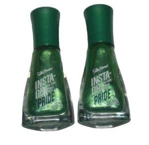 Sally Hansen Insta Dri Pride NailPolish #761 AroAce Forest Lot Of 2 New - Picture 1 of 2
