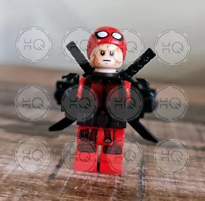 **NEW** 100% LEGO Deadpool Wade Wilson Minifigure - Picture 1 of 4