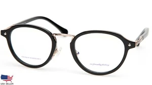 NEW EYEFUNC -LONDON 9072 69 BLACK /GOLD EYEGLASSES GLASSES FRAME 47-22-140 B39mm - Picture 1 of 12