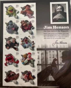 U.S. #3944 MNH, JIM HENSON-THE MUPPETS SHEET, FV $3.70 (2005) - Picture 1 of 1