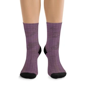 Calcetines de berenjena pálida calcetines DTG - Imagen 1 de 9