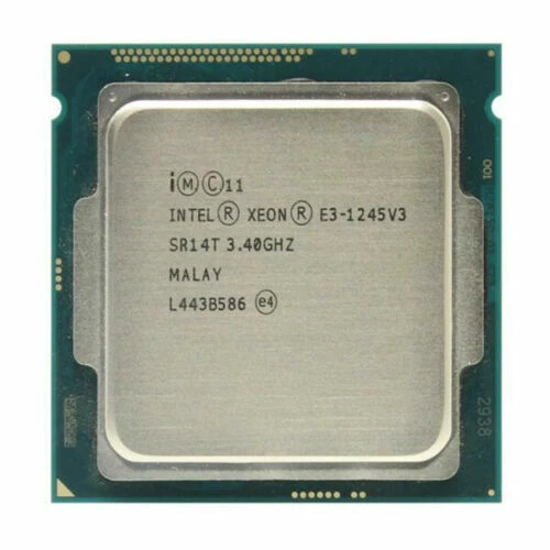 Intel Xeon E3-1245 V3 CPU 4-Core 3.4GHz 8M LGA 1150 SR14T 84W Processor - Image 1 of 1