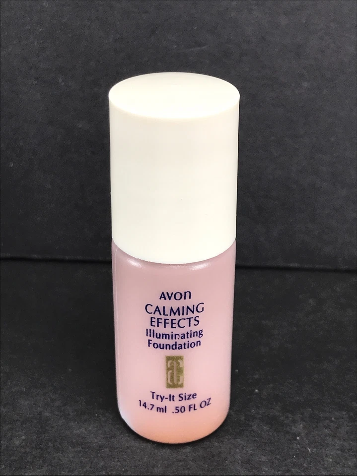 Vintage AVON Calming Effects Illuminating Foundation Try It Size .50 fl oz NOS - Image 1 of 1