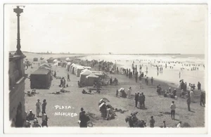 1917 Necochea, Buenas Aires Prov., Argentina - REAL PHOTO Vintage Postcard - Picture 1 of 2