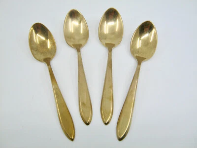 Cuchara de cucharaditas Dirigold Dirilyte Regal 4 piezas cubiertos bronce dorado 6 pulgadas Foto 1 de 2