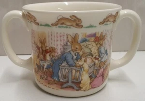 Royal Doulton Bunnykins Celebrate Your Christening Bone China Mug c1993-2002 - Picture 1 of 4