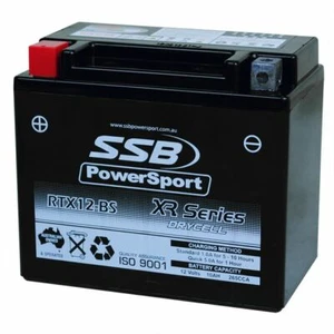 YTX12-BS ATV Quad Bike Battery for Honda 250cc TRX250 Recon ES 1997 - 2003 AGM - Picture 1 of 3