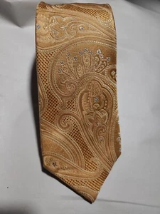 Countless Mara Yellow Paisley Silk Tie - Picture 1 of 5