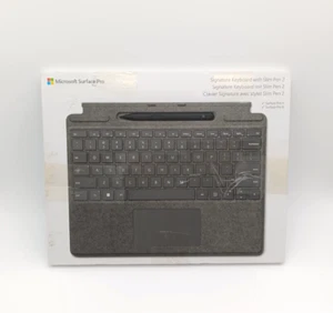 Microsoft Surface Pro Signature Keyboard OHNE SLIM PEN 2- Platinum - DEFEKT - Bild 1 von 4