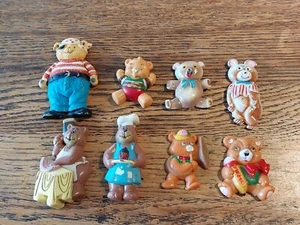 8 Vintage Teddy Bear Cute Kitsch Fridge Magnets Inc Giftco - Picture 1 of 4