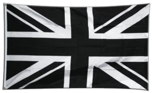 Großbritannien Union Jack schwarz Hissflagge schwarze britische Fahnen Flaggen 6 - Bild 1 von 1