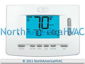CTC 71157P Digital 5/2, 7 Day Programmable Thermostat 1H/1C 1 Heat 1 Cool - Picture 1 of 1