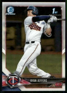 Tarjeta Bowman Draft 2018 cromada primera base BDC-192 RYAN JEFFERS TWINS - Imagen 1 de 2