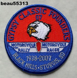⭐STURGIS JACKPINE GYPSY CLASSIC FOUNDERS 2007 HARLEY RALLY VEST JACKET PATCH - Picture 1 of 1