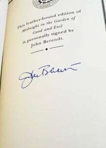 New Easton Press MIDNIGHT GARDEN GOOD EVIL John Berendt Signed Limited Edition  - Bild 1 von 5
