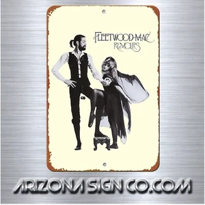 Vintage Look Reproduktion Design Fleetwood Mac Gerüchte Aluminium Schild 8 x 12 - Bild 1 von 5