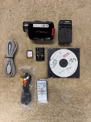 Toshiba Camileo H30 HD Camcorder YouTube Ready W/128gb SD  (NEW, NO BOX, READ) - Image 1 of 4