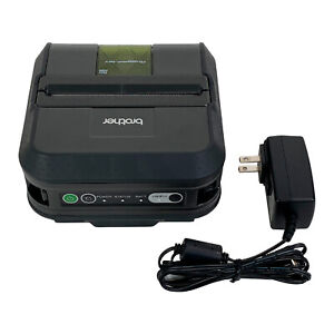 Brother RJ-4040 Thermal Mobile Label Printer Wi-Fi USB w/ AC Adapter NO Battery