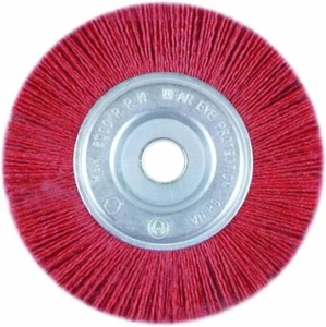 1/2-Inch to 5/8-Inch Coarse Nylon Wheel Brush with 4-Inch Diameter - Picture 1 of 1