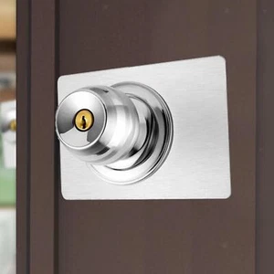 Door Lock Repair Plate Easy Install Hardware Door Handle Fixing Cover Fix and - Picture 1 of 5