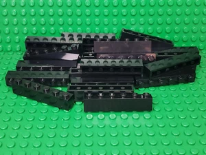 ** 25 CT LOT ** Lego NEW black 1 x 6 standard brick pieces Lot of 25 - Picture 1 of 1