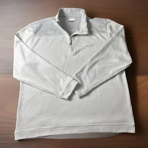 Suéter Pullover Informal Greg Norman Para Hombres 1/4 Cremallera Gris Claro Golf Para Hombre Talla-2XL - Imagen 1 de 5