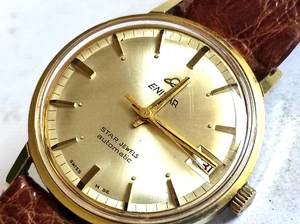 Vintage Enicar Star Jewels Automatik Ocean Pearl 34mm Kaliber.AB 1145 - Bild 1 von 24