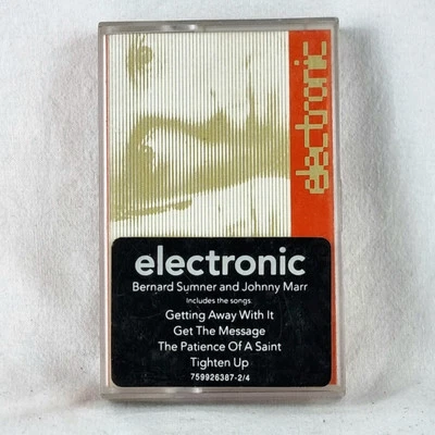 ELECTRONIC Self Titled Cassette Tape Aus copy w/ hype Sticker New Order Smiths  - Image 1 of 4